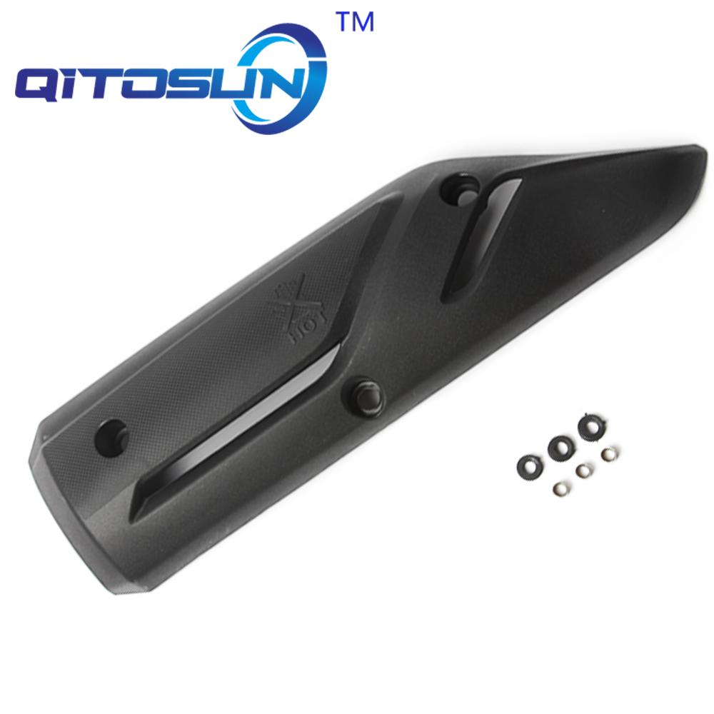 motorcycle parts accessories muffler cover exhaust cover for SYM RV180i CROX125 ORBITIII125 NEW fighter 150ZR JETS POWER JP150