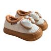 Winter Cotton Slippers Bow Autumn and Winter Couple Indoor Home Use Thickened Soft Bottom Plush Slippers