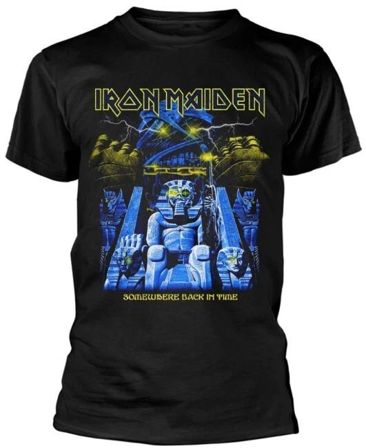 Iron Maiden  Back in Time Mummy  (Black) T-Shirt S