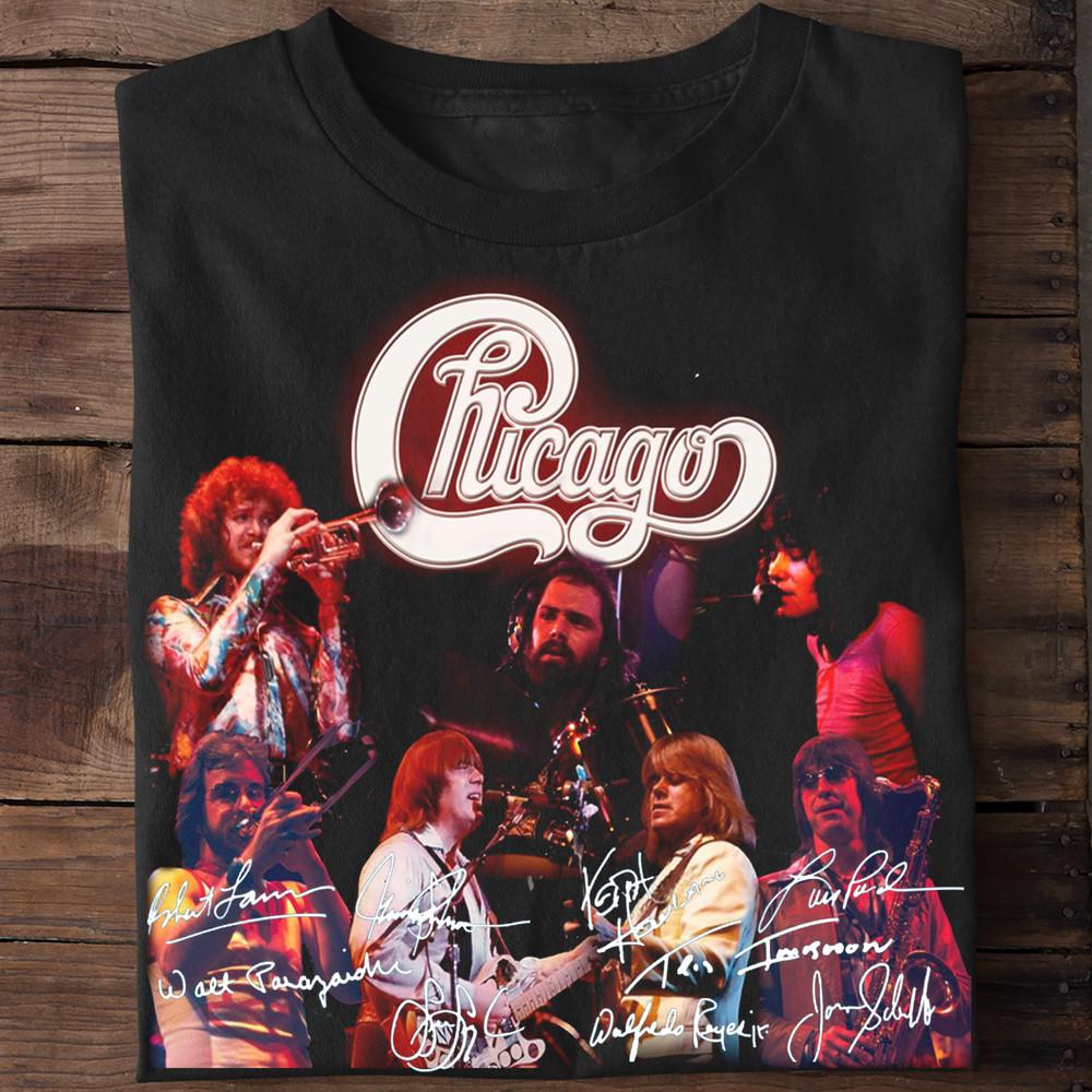 Chicago Band Poster Concert Tour All Size S to 5XL Gift For Fan T-shirt Unisex T-Shirt