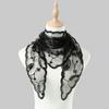 Multifunctional Lace Scarf Headwear Or Wrist Decors For Ladies Soft Polyester Headscarf Elegant Hair Accessory