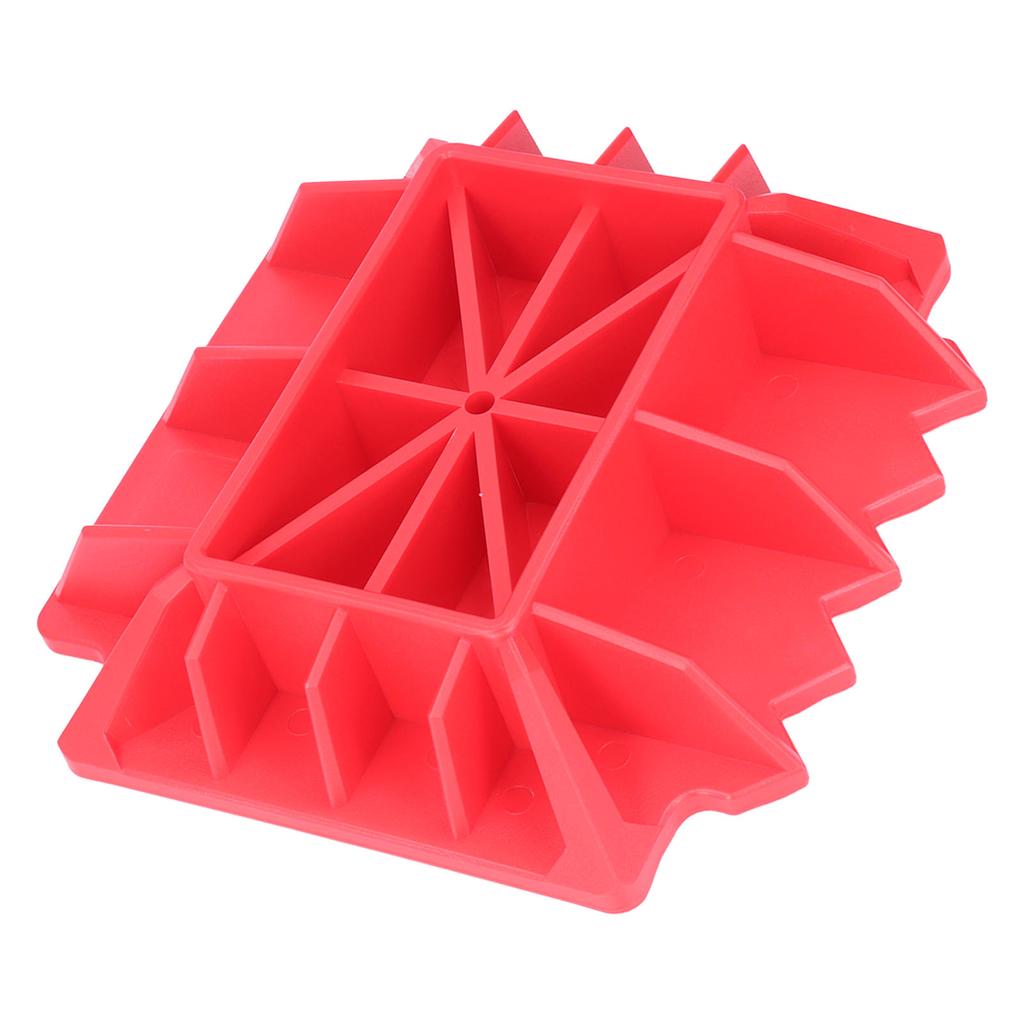Jack Alleviate Base Pad Hard Nylon Red Serrated Replacement for XTREME OffRoad Rescue