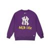 MLB Like Series Loose Fit Graffiti Long Sleeve Sweatshirt Unisex sweatshirt Blue Purple 31MT08011-50V
