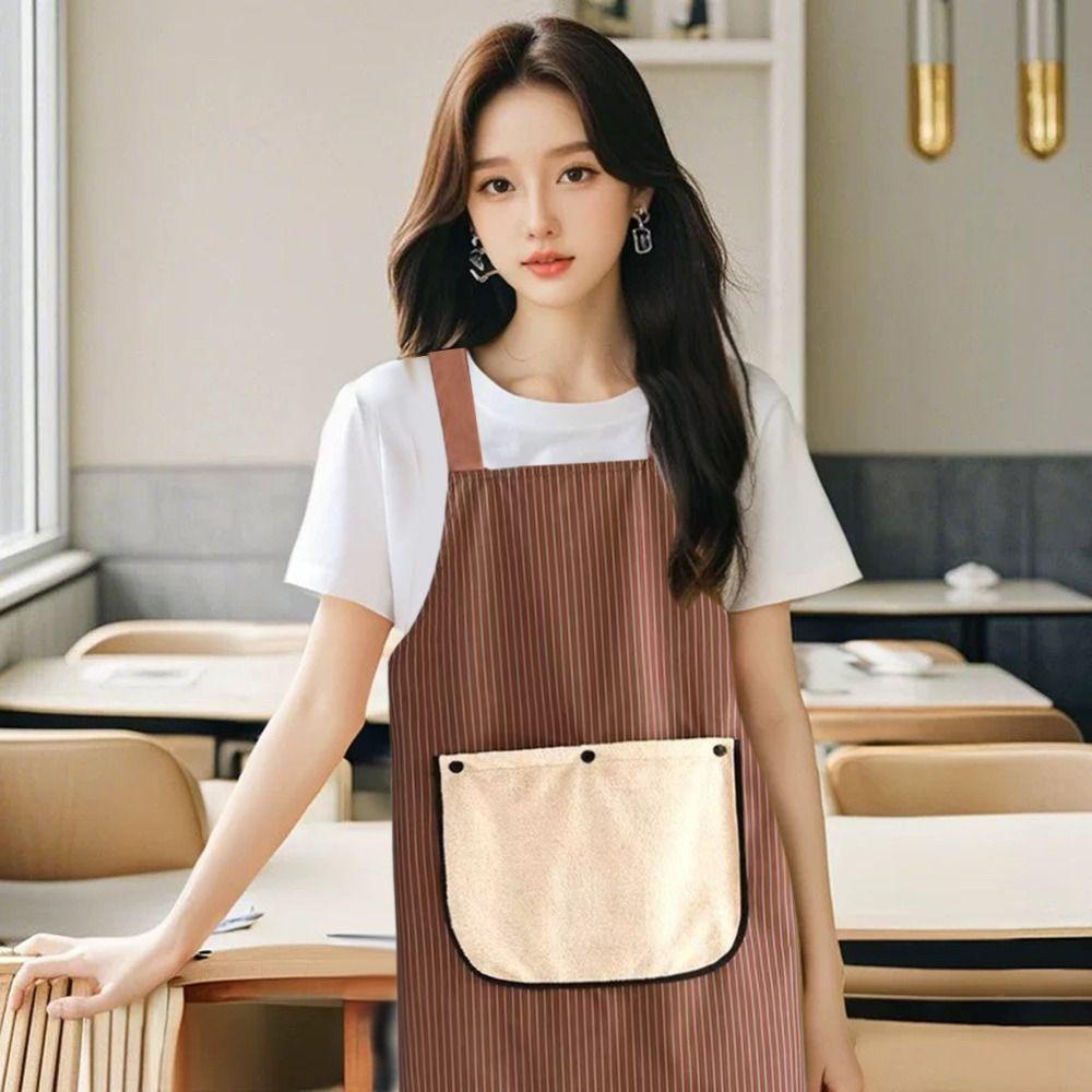 Waterproof Cooking Baking Bibs Anti-fouling Catering Work Clothes Portable Kitchen Apron  Universal