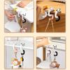 1/2pcs Desktop Bag Hook Portable Table-Side Non-Slip Handbag Purse Hanger Hook for School Office Student Table Desk Backbag Hook