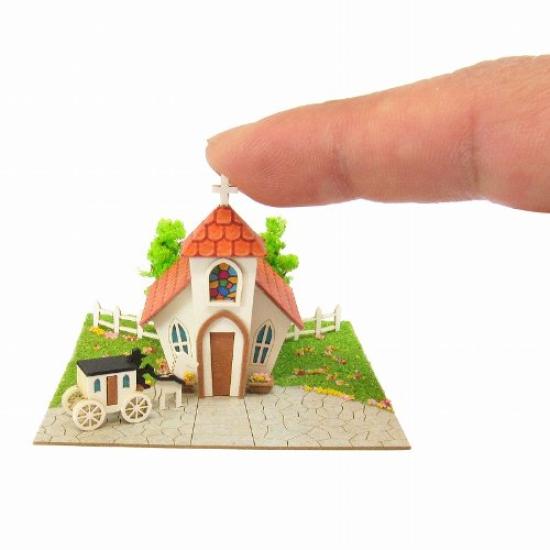 Sankei Miniature Art Mini Small Church MP05-10