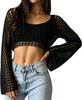 2026 Summer Women's Sun Protection Mesh Cover-up Top: Vacation Style.