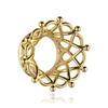 Openwork Saddle Tunnel - Gold - Pt-186 25 Mm
