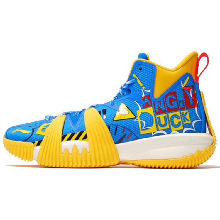 

Баскетбольные кроссовки Disney X Li Ning Badfive Donald Duck High Top, мужские кроссовки синего цвета ABFQ005-14