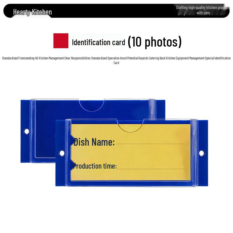 Xinyichu Acrylic Kitchen Inventory Tags (10-Pack)