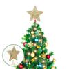 Iron Wire Star Tree Topper Christmas Ornament Metal Xmas Decor Holiday Party Home Decoration Treetop Prop