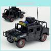 Detailed Abs Plastic Small Particle Building Blocks For Children Special Police Humvee Toy Set