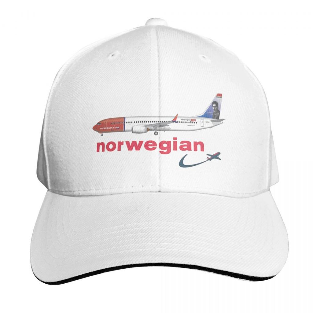 Norway Airline Design Baseball Cap funny hat Hip Hop golf hat genuine Brand Unisex cap GirlS Hats Unisexs