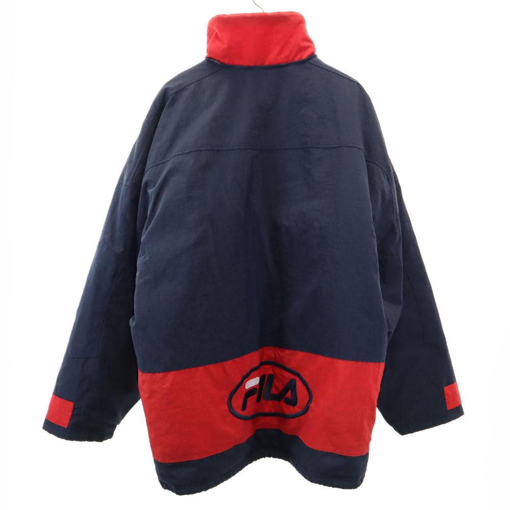 Fila 90s Old Batting Jacket L Navy Men's Used