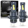TOAUTO H4 LED Lights Bulbs 300W 30000LM Car Headlights H11 9005 H7  LED Headlight Canbus Turbo Lights for Car 6000K 12V 24V