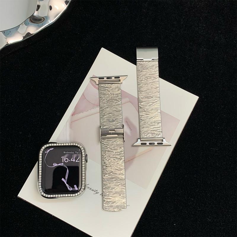 iWatch Band S10: Women's Premium Metal Band for Apple Watch Series 9, 8, 7, 6, SE, 5