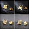 LIKGREAT Vintage Witch Knot Brooch for Women Men Stainless Steel Celtics Knot Pin Badge Wicca Protection Amulet Lapel Pins Gift