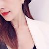 French simple full diamond zircon gourd stud earrings ins niche high-end 11k gold injection natural freshwater pearl earrings