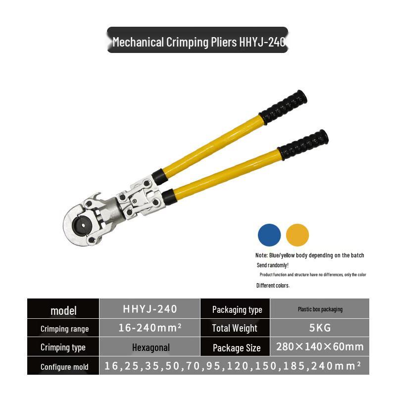 DAXTE Mechanical Hexagonal Crimping Plier