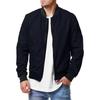 Men's Casual Pilot Baseball Jacket – European & American Spring/Autumn Collection, Large Size