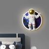Children's room bedside lamp boy female simple astronaut cartoon wall lamp creative corridor bedroom lamp protection wall light