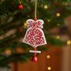 Wood Xmas Tree Star Ornaments Decorative Christmas Hanging Pendants  Outdoor Decor