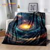 Universe Space Stars Black Hole Galaxy Earth Milky Way Soft Blanket,Soft Throw Blanket for Home Bedroom Bed Sofa Cover Kid Gift