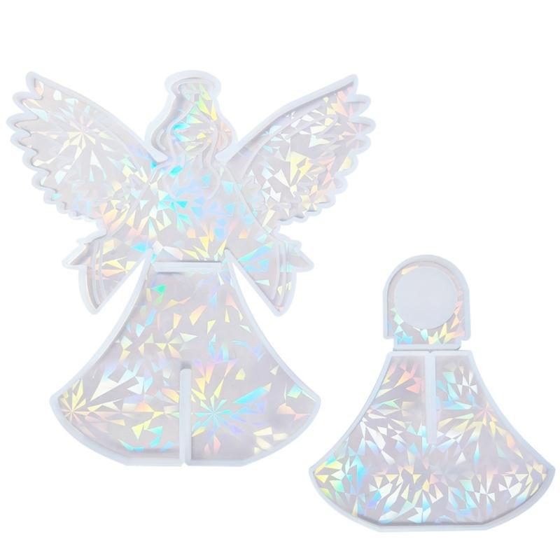 Candlestick Ornaments Home Decors Mold Candlestick Resin Mold for Angel Candle Holder Accessory Festive Decorations чистый