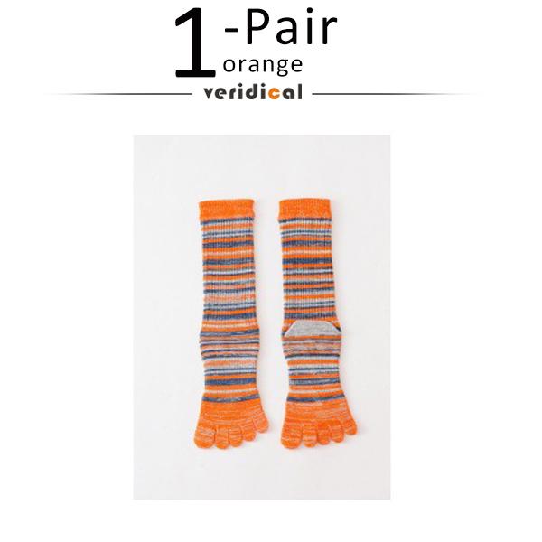 

Мужские носки с длинными пальцами, большие размеры, из чесаного хлопка, цветные полосатые компрессионные спортивные носки для фитнеса, веселые, забавные, 5 пальцев, для икр EU40-46