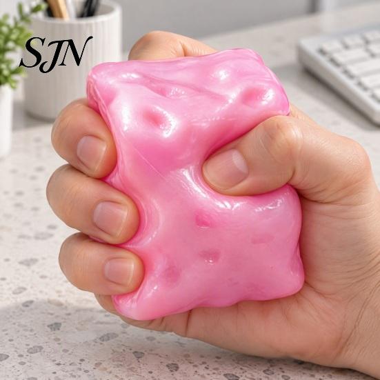 Cheese Squeeze Toy Stress Relief Toy, Slow Rising Pearlescent Fidget Washable Sensory Toys for Boredom Simulated Adults Kids Hand Relaxing