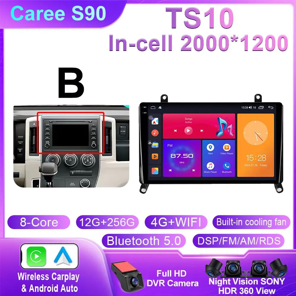 Android 14 For Toyota Hiace H300 VI GranAce I 2019 - 2022 Car Radio Multimedia Stereo Player GPS Audio Screen DSP QLED 4G WIFI
