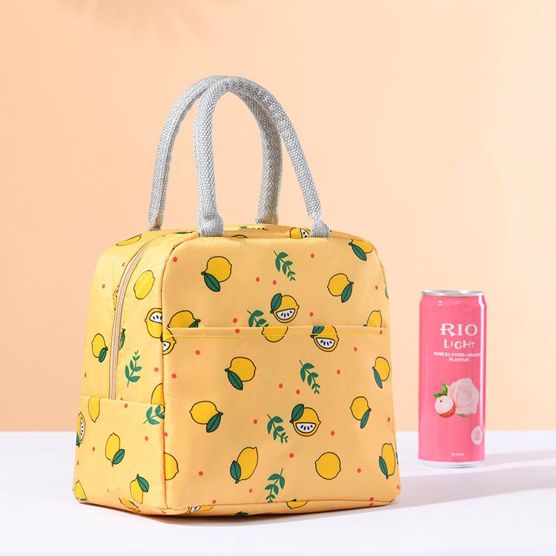

Insulated Lunch Bag Kids Water Resistant Leakproof Soft Cooler Bags Outdoor Bento Heat Cold Portable Storage Thermal Ctainer жёлтый