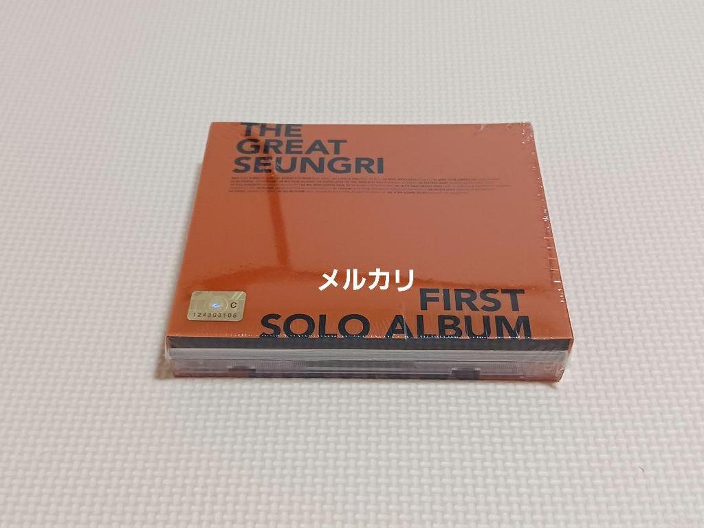 [USED] FIRST SOLO ALBUM THE GREAT SEUNGRI Seungri Korean CD