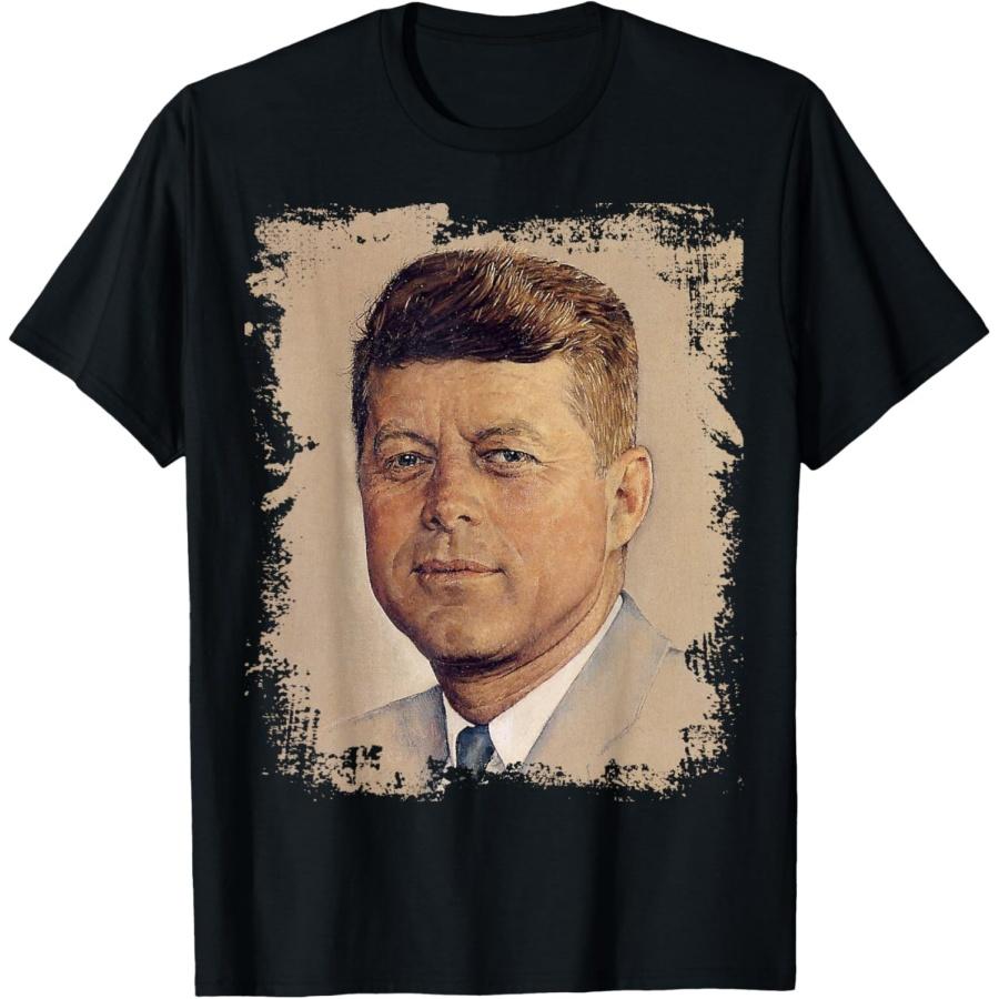 JFK Джон Ф. Кеннеди Президентский сувенир Президентская футболка S чёрный