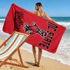 Serviette de plage Wolfpack de l'État de Caroline du Nord, Grande Serviette Douce à Séchage Rapide pour Plage Camping Natation