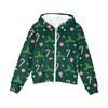 Children's Fashion Christmas Printed Long Sleeved Hooded Sweatshirt, Girls' Hoodie Jacket