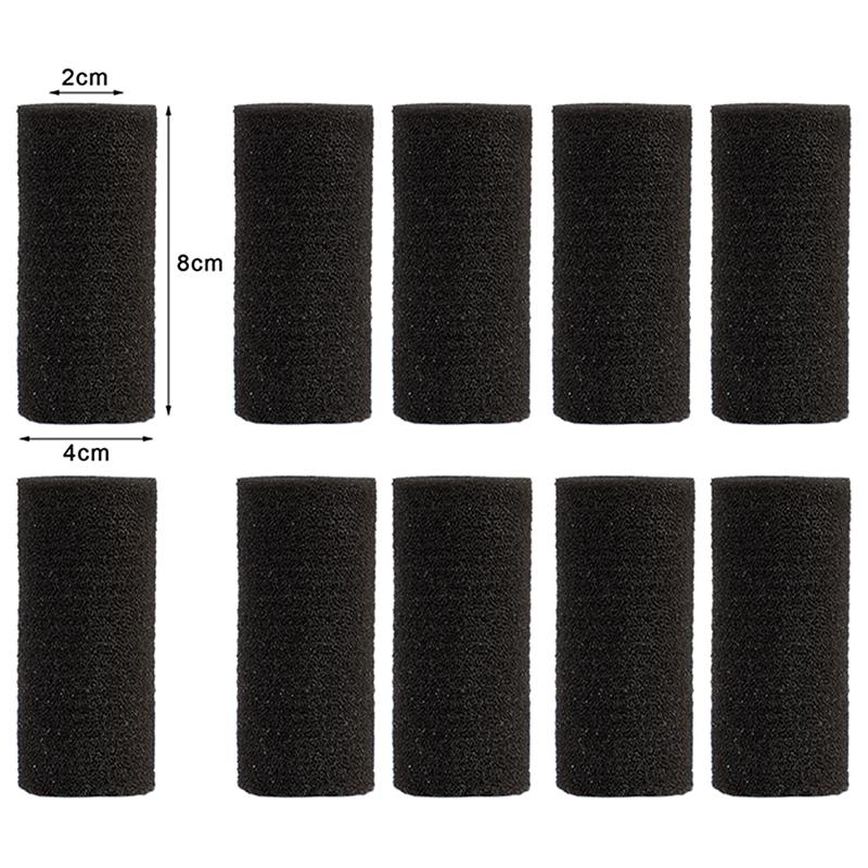 

10 шт. Аквариумная биохимическая фильтрующая губка, губка-картридж для предварительной фильтрации воды на входе в аквариум, сменный фильтр