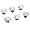 6Pcs Metal Analog Grips Stick Thumbsticks for Edge Controller Aluminum Alloy Metallic Joystick Game