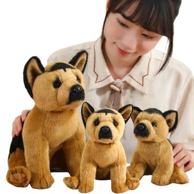 New17/30cm Simulation Sitting German Shepherd Dogs Super Soft Throw Pillow Home Decor Funny Animals Baby Comfrot Birthday Gifts
