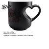 Resistant Mug Ceramic Coffee with Heart-Shaped Handle Best Mom Ever Color Changing Cup Unique Mother's Day Gift for Grandma Hot Beverage