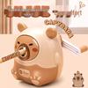 Capybara Cartoon Automatic Hand-Cranked Pencil Sharpener for Students