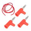 10 Set Banana Plug Test   Kit 4mm Banana Plug 1mm² Test  S Set for Electrical Testing Red
