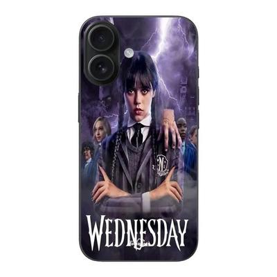 Iphone 16 Case - Maniacase - Wednesday Addams - Flexible - Black - Unisex