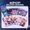 Kpop Demon Coil Caderno Anime Huntrix Livro Caderno Decorativo Festa Presente para Convidado Suprimentos para Festa de Aniversário Kpop Guerreiro