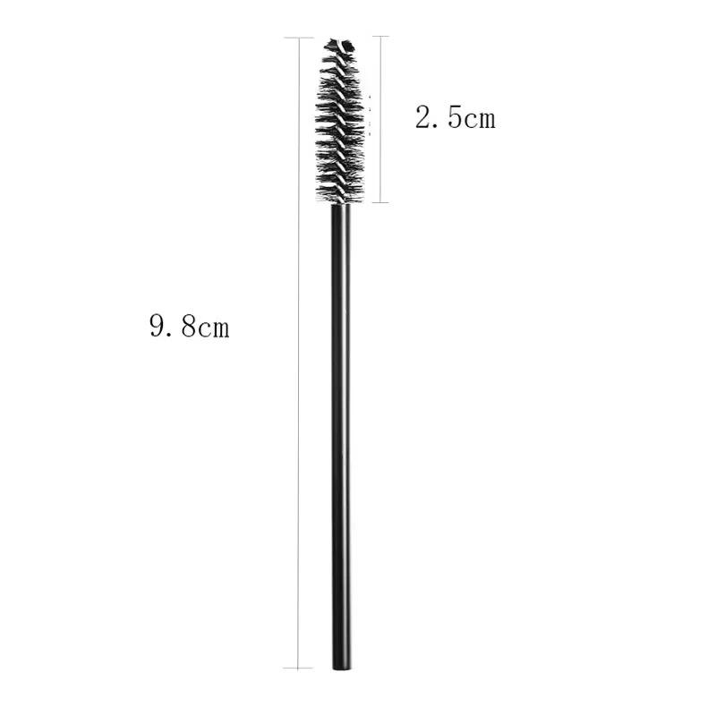 50pcs Disposable Plastic Eyelash Brushes Eyebrow Spoolers Mascara Wands Multi-Purpose Hygienic Beauty Salon and DIY Tools