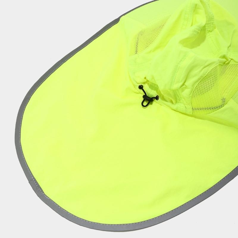 Breathable Mesh Fisherman Hat For Daily Use Low Light Conditions High Visibility Reflective Hat For Outdoor Worker