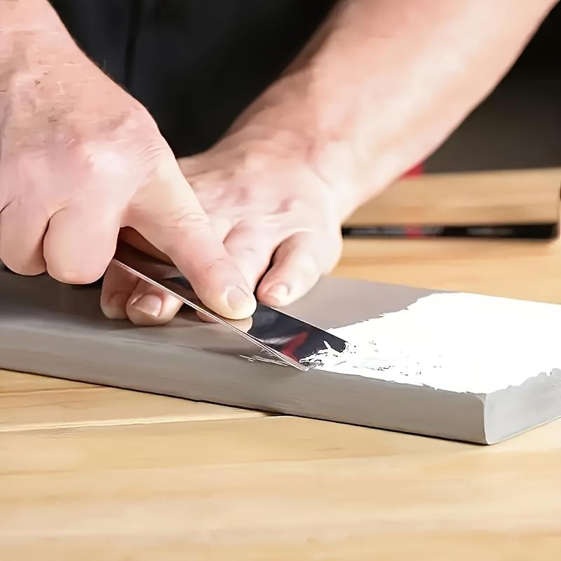 2pcs Stainless Steel Pry Bar Set with Sharp Straight Edges and 90° Corners, Large Flat Pry Bars for Carpentry and Beehive Maintenance, Carpentry Tools