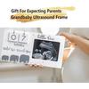 Sonogram Picture Frame Ultrasound Photo Frame with Baby Countdown Weeks Baby Announcement Nursery Decor Gift for Pregnant Women