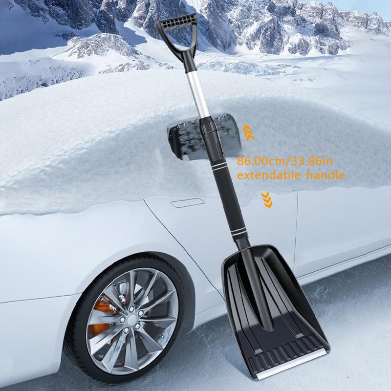 SEAMETAL Auto Schneeschaufel Universal Auto Windschutzscheibe Schnee Reinigungswerkzeug Winter Auto Schnee Eisschaufel Verlängerungsschaufel Zubehör