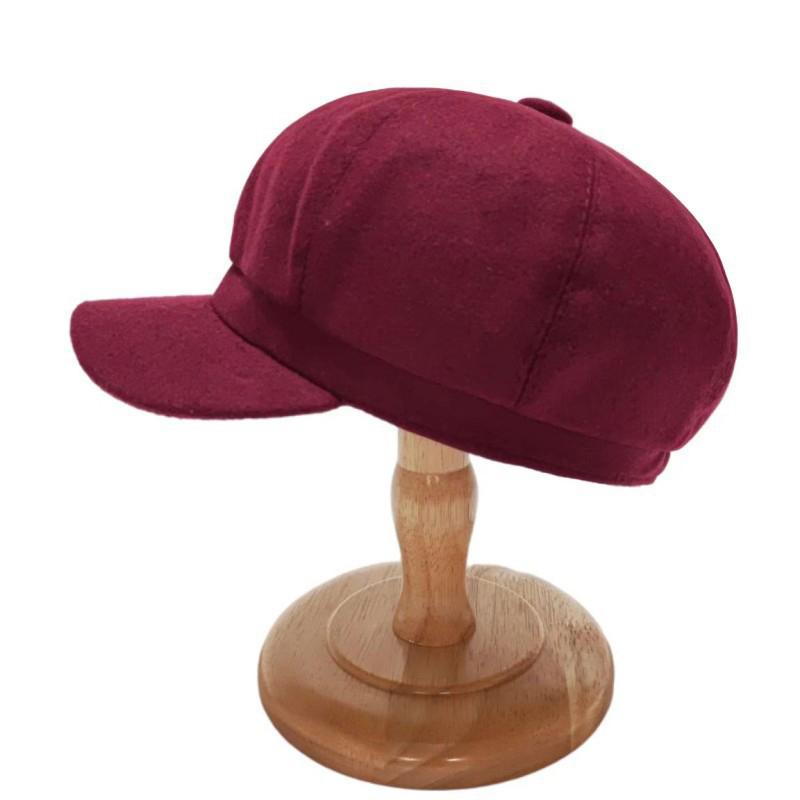 Women Beret Autumn Winter Octagonal Cap Hats Artist Painter Newsboy Hat Casual Beret Cap